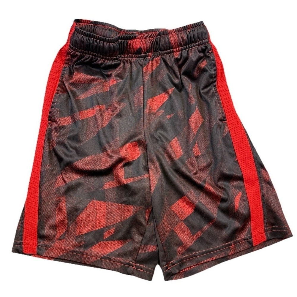 Tek Gear Drytek Athletic Shorts Boys Size Sm Drawstring Elastic Waist Basketball